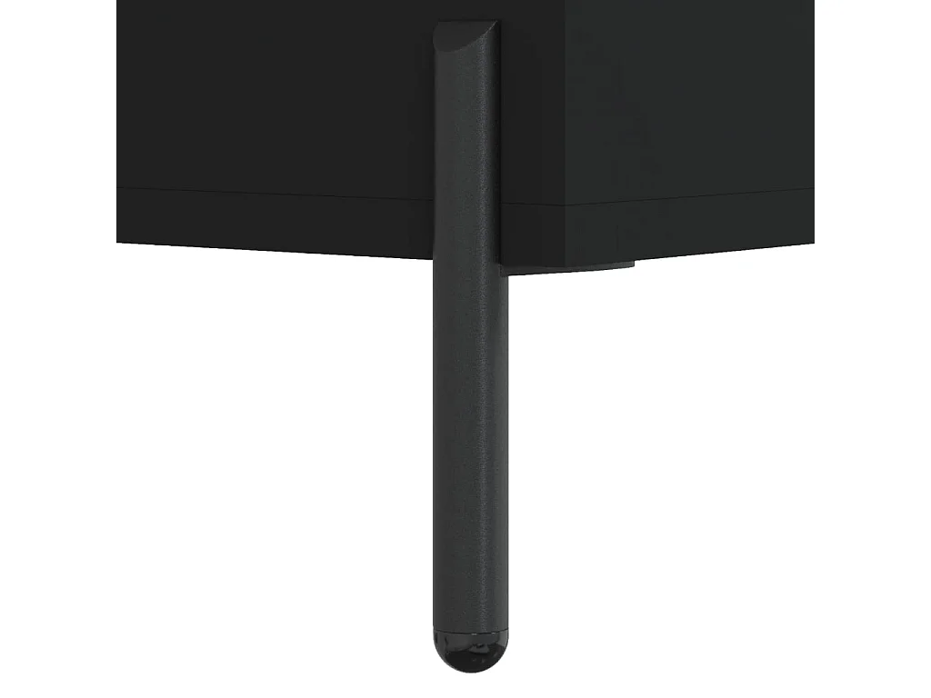 Mobile TV nero 80x36x50 cm Legno ingegnerizzato