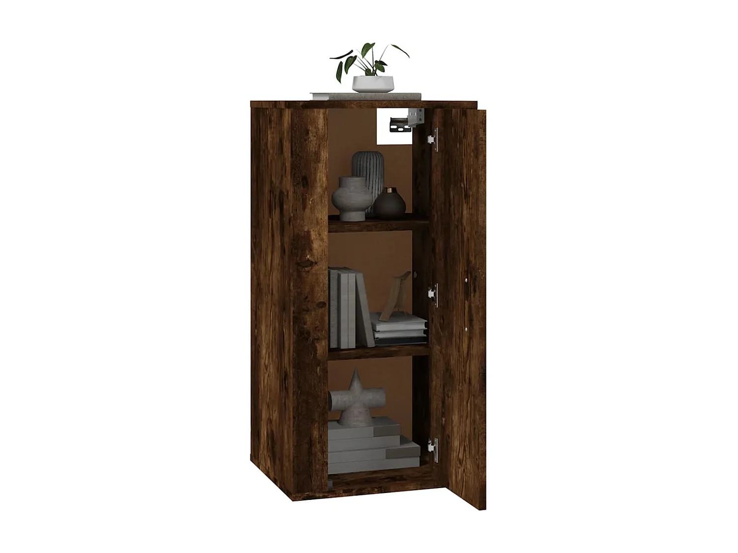 Wandmeubel Gerookt eiken 40x34,5x80 cm