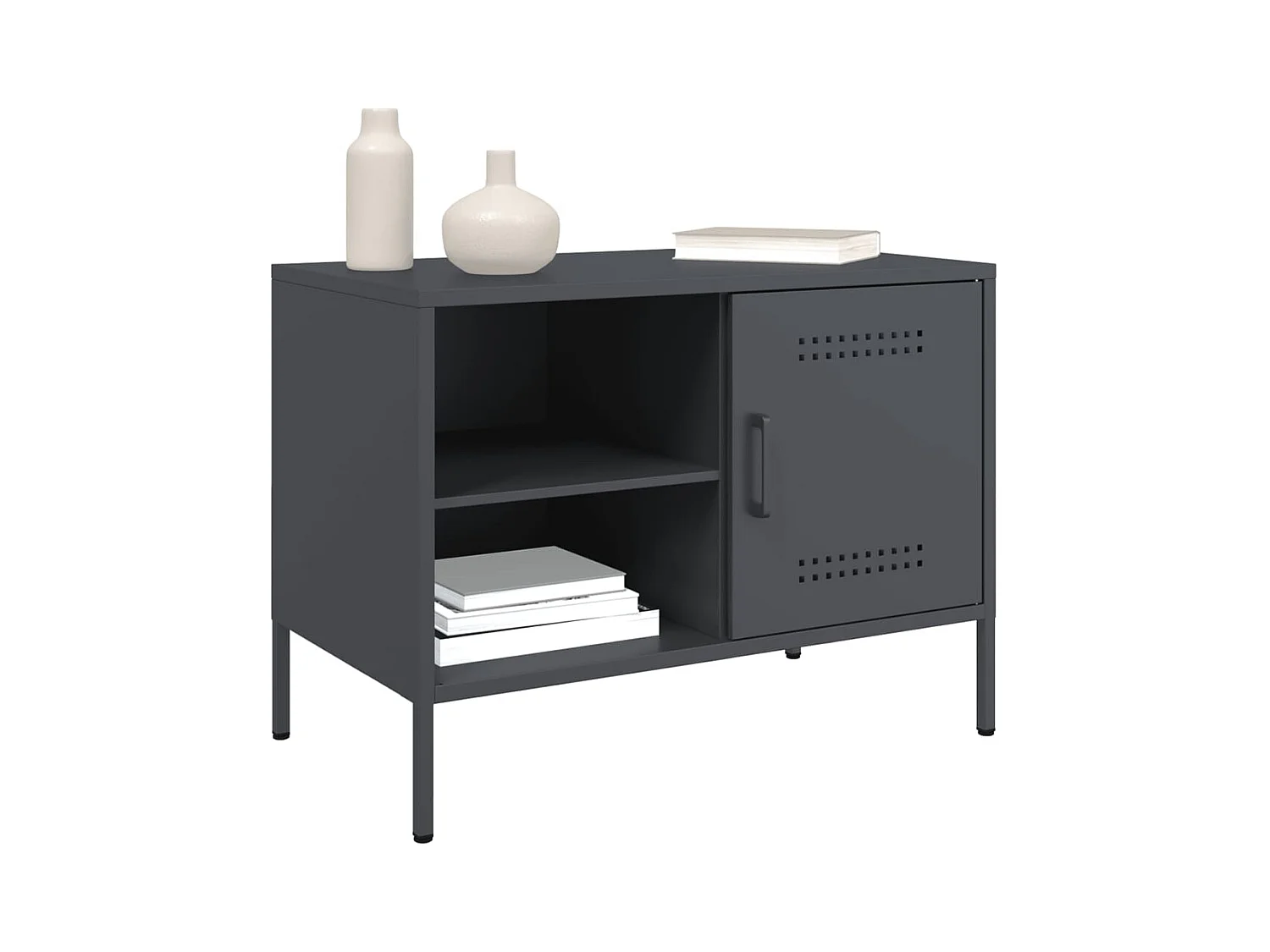 Meubles TV 2 pcs anthracite 68x39x50,5 cm acier