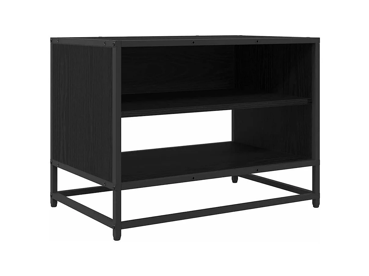 Meuble TV Chêne noir 61 x 40 x 46 cm Bois d'ingénierie