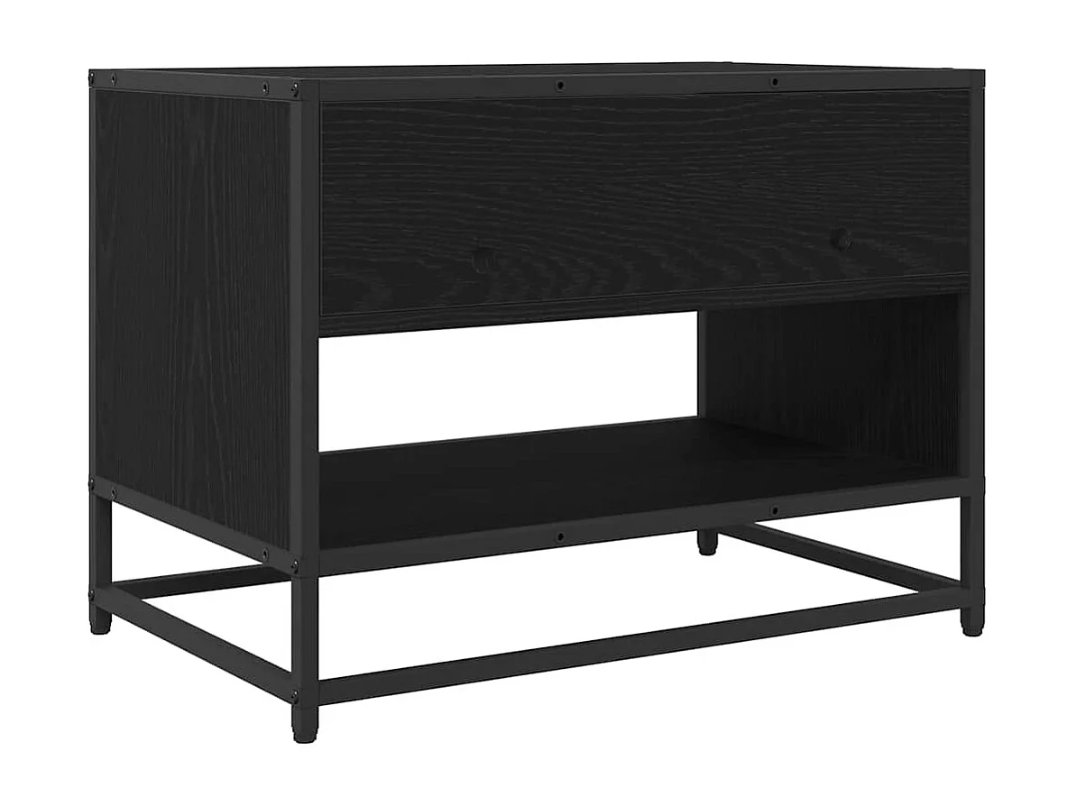 Meuble TV Chêne noir 61 x 40 x 46 cm Bois d'ingénierie