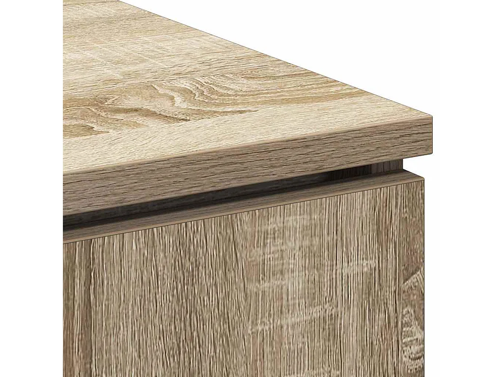 Mobile TV con LED in rovere Sonoma 100 x 38 x 49 cm