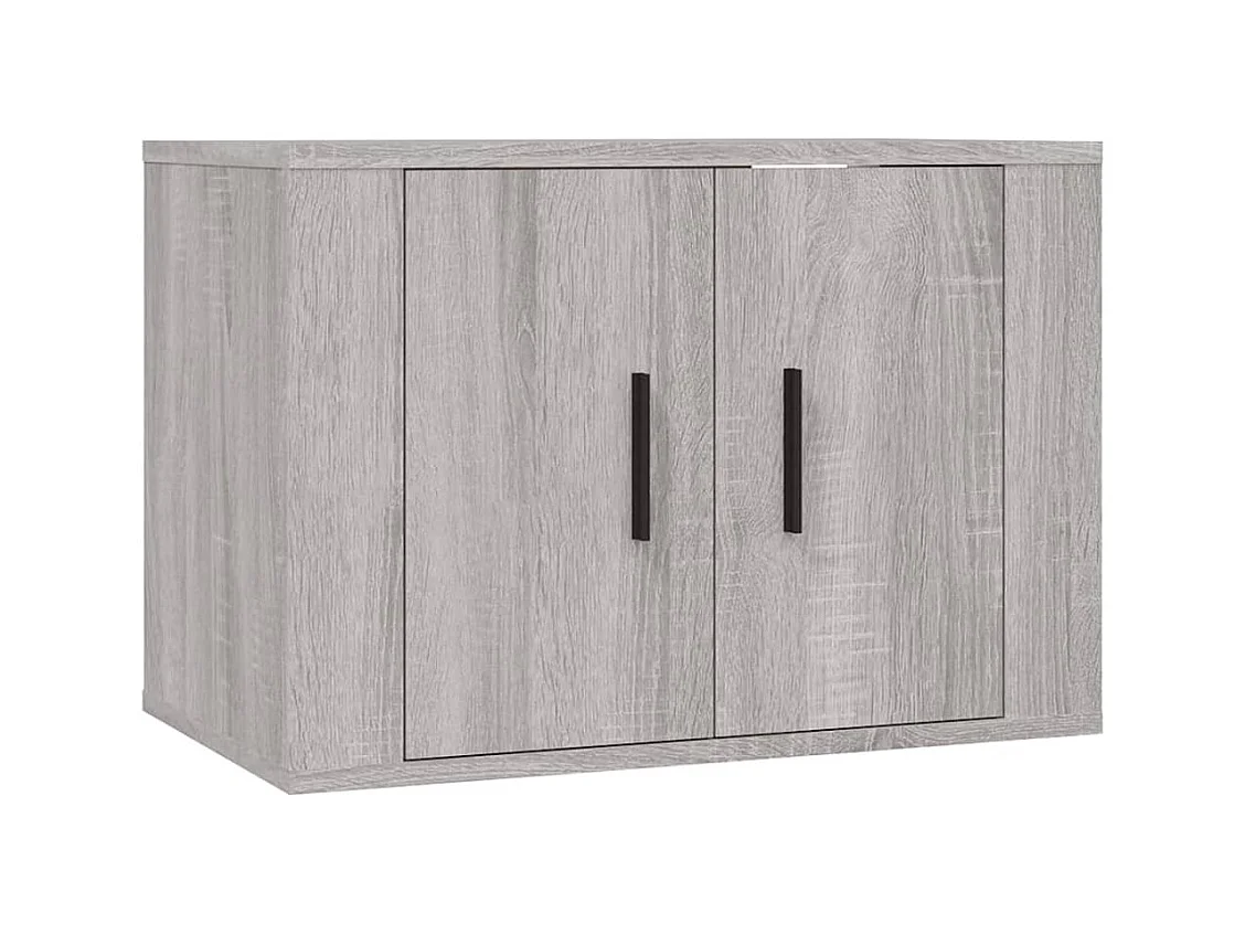 Ensemble de meubles TV 2 pcs Sonoma gris Bois d'ingénierie