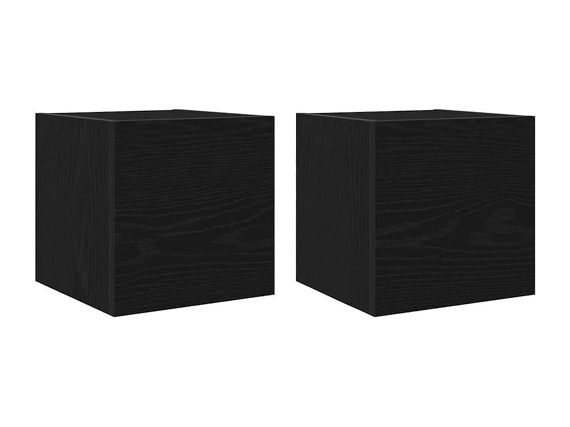 Ensemble meuble TV 8 pcs Chêne noir 100 x 30 x 30 cm