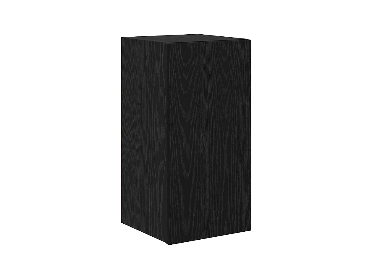 Set di mobili TV da 6 pezzi in rovere nero 80 x 30 x 30 cm