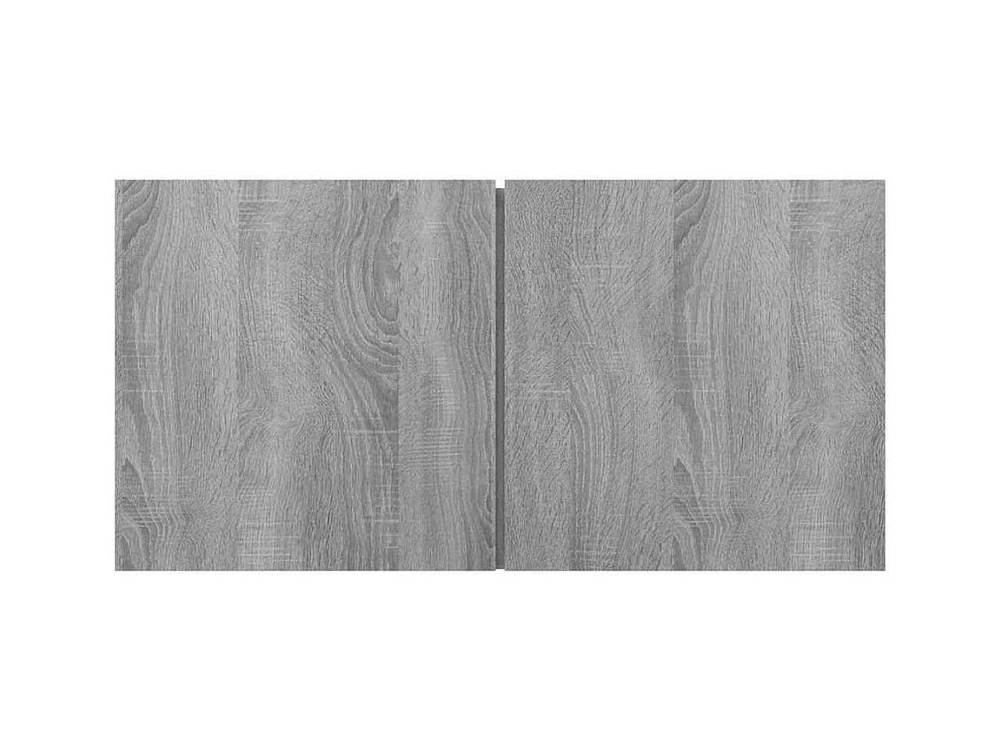 Meuble TV 2 pcs Gris 60 x 30 x 30 cm Bois d'ingénierie