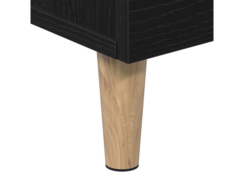 Meuble TV Chêne noir 150 x 30 x 50 cm Bois d'ingénierie