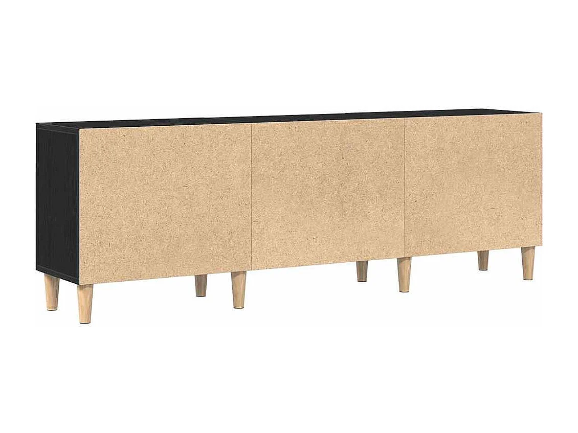 Meuble TV Chêne noir 150 x 30 x 50 cm Bois d'ingénierie