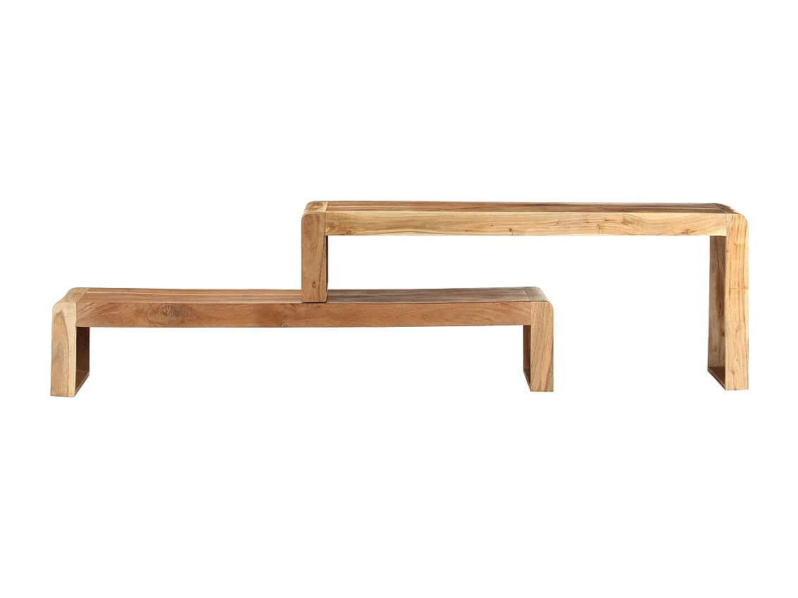 Meubles TV 2 pcs Bois d'acacia massif