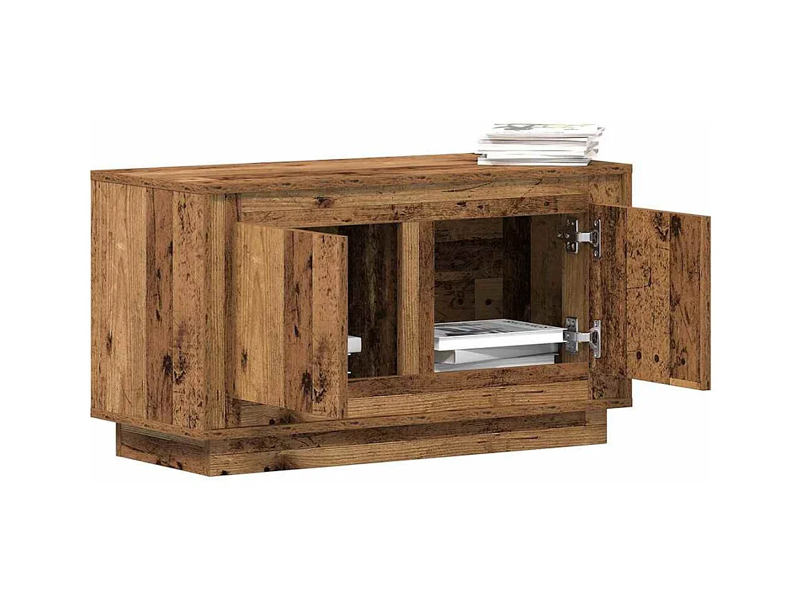 Meuble TV Bois ancien 80 x 35 x 45 cm Bois d'ingénierie