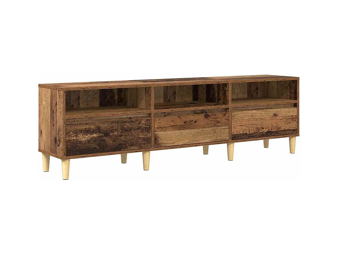 Meuble TV Bois ancien 150 x 30 x 45 cm Bois d'ingénierie