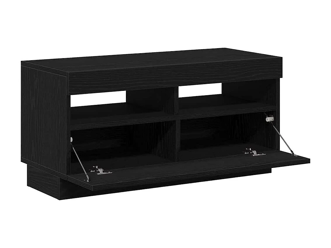 Mobile TV nero 80 x 35 x 40 cm Legno ingegnerizzato