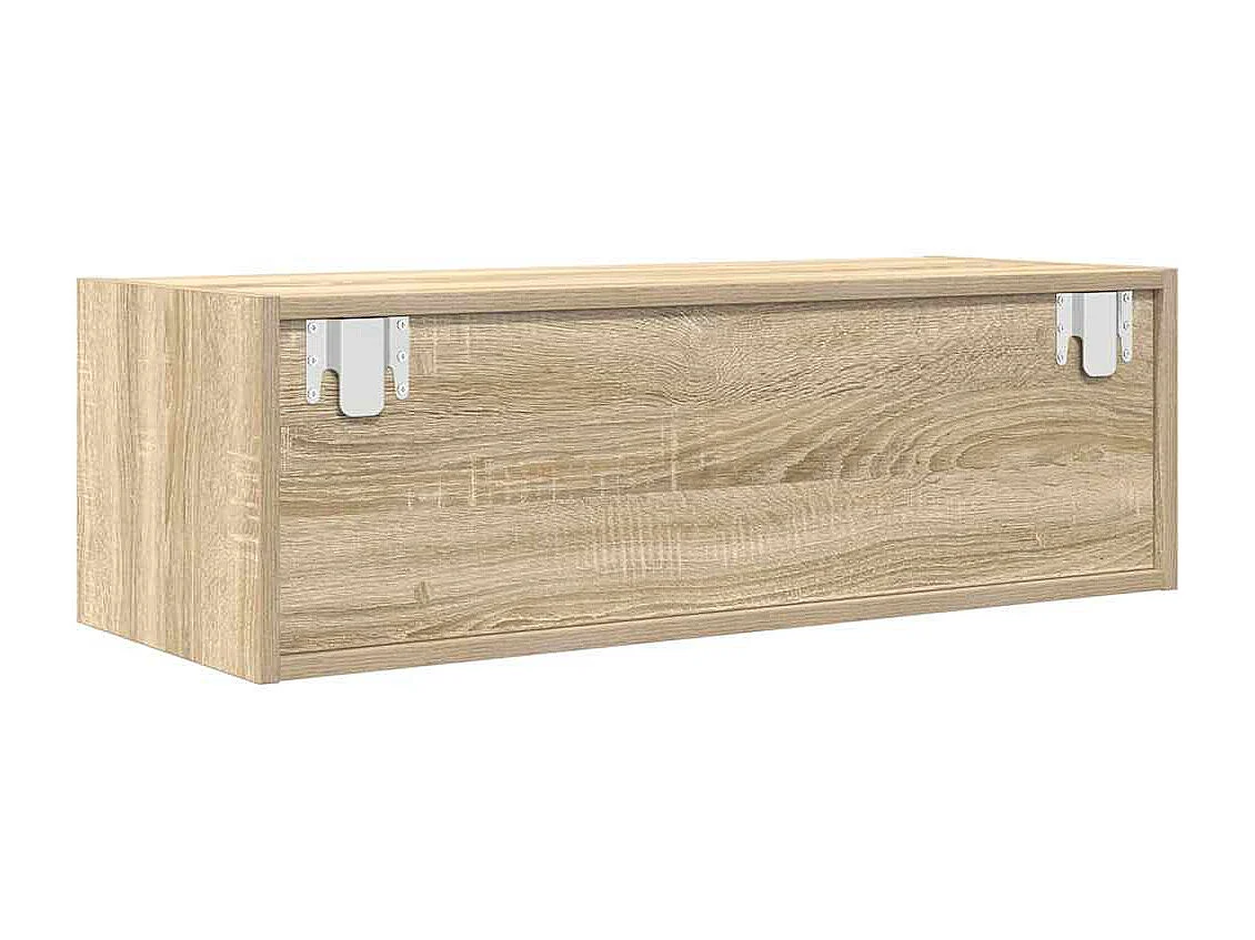 Sonoma eiken tv-kast 80x31x25,5 cm bewerkt hout