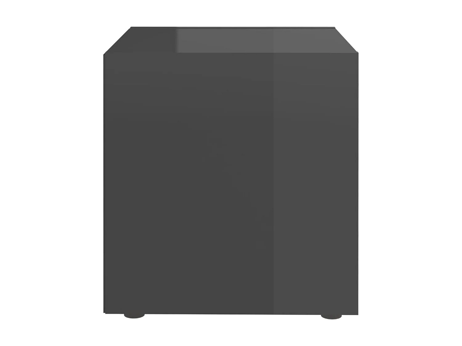 Meubles TV 4 pcs gris brillant 37x35x37 cm bois d’ingénierie