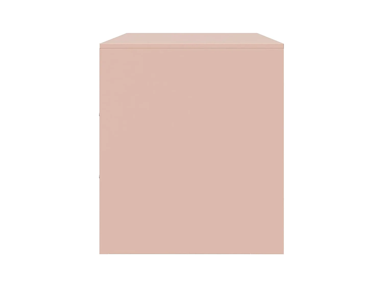 Meubles TV 2 pcs rose 67x39x44 cm acier