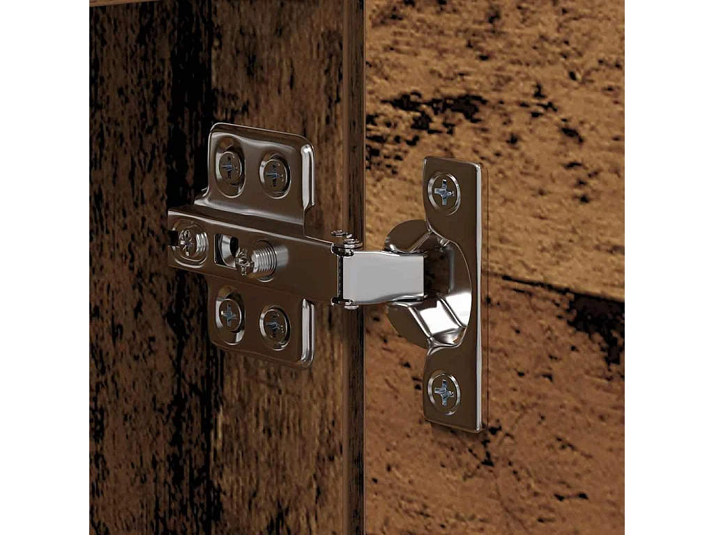 Set di mobili TV da 3 pezzi, legno anticato, 60 x 30 x 30 cm