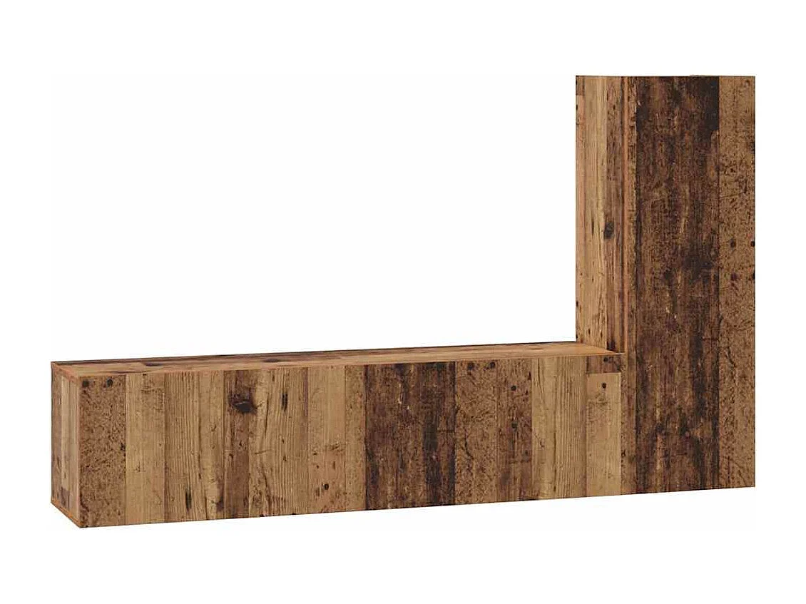 Ensemble meuble TV 3 pcs Bois ancien 60 x 30 x 30 cm