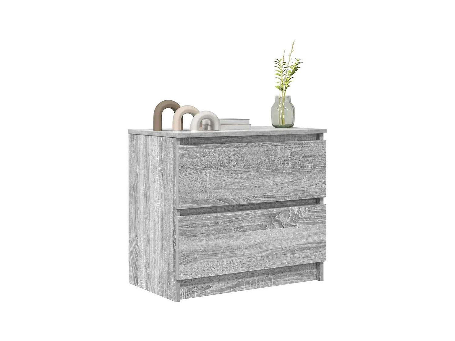 Meuble TV sonoma gris 60x35x54 cm bois d'ingénierie
