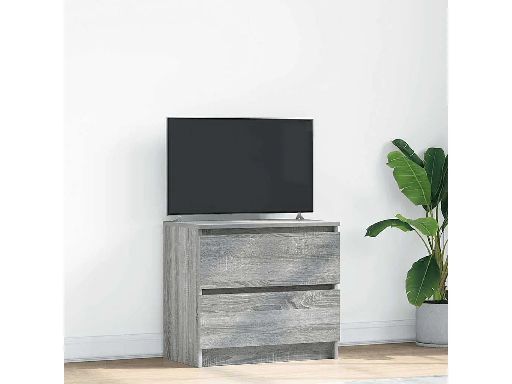 Meuble TV sonoma gris 60x35x54 cm bois d'ingénierie