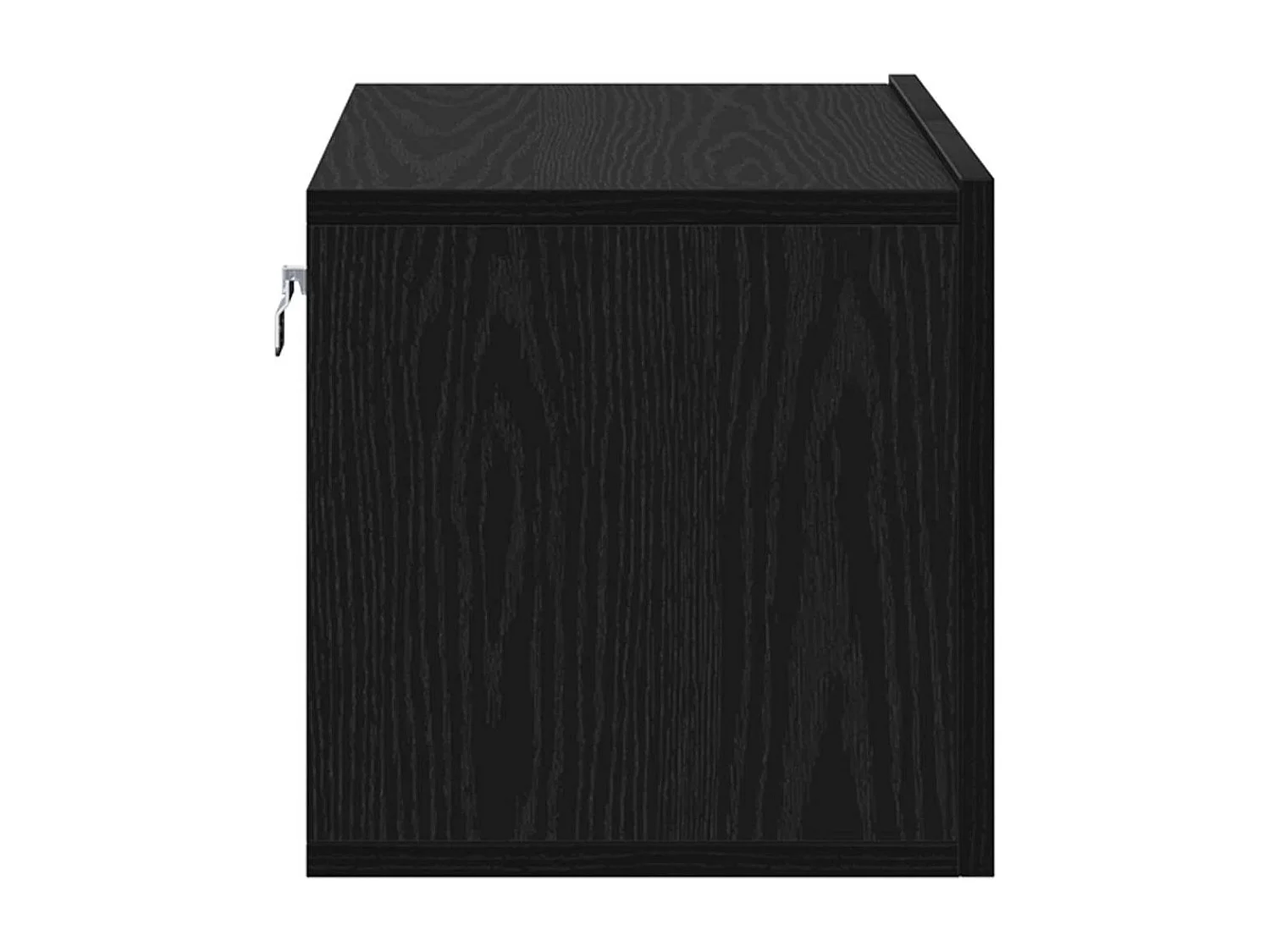 Mueble de TV de 3 piezas Negro 60 x 30 x 30 cm Madera de ingeniería