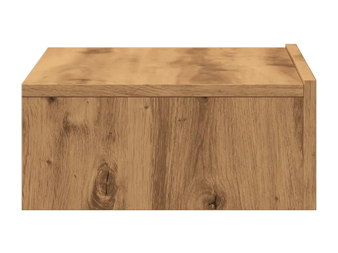 Meubles TV avec éclairages LED 2 pcs chêne artisanal