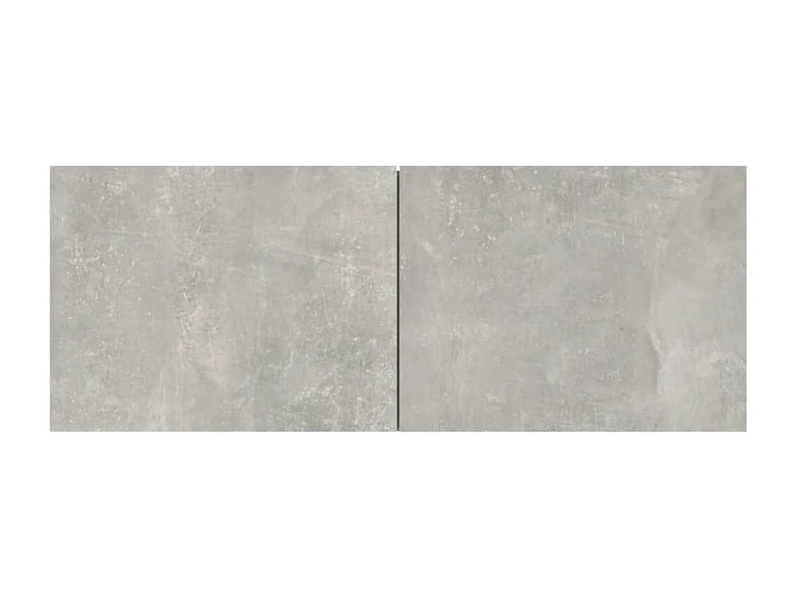 Set di mobili TV da 5 pezzi in legno ingegnerizzato grigio cemento