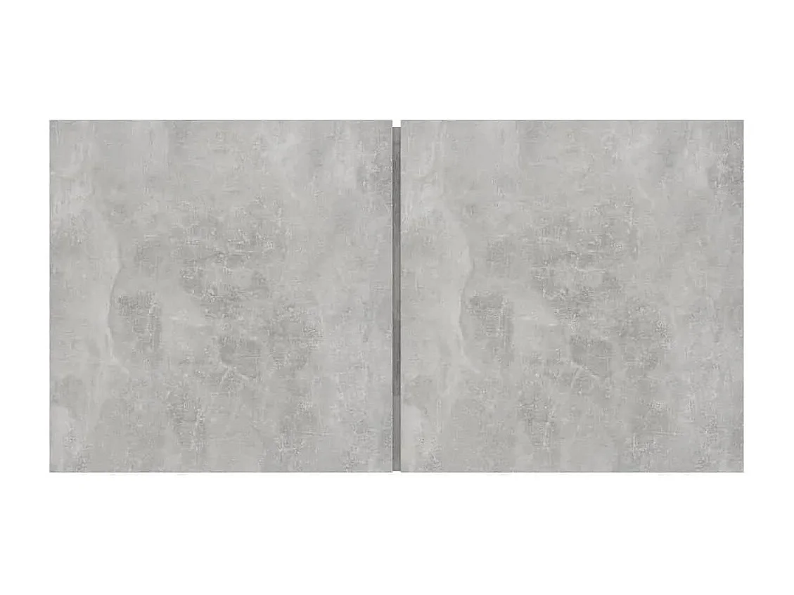 Set di mobili TV da 5 pezzi in legno ingegnerizzato grigio cemento