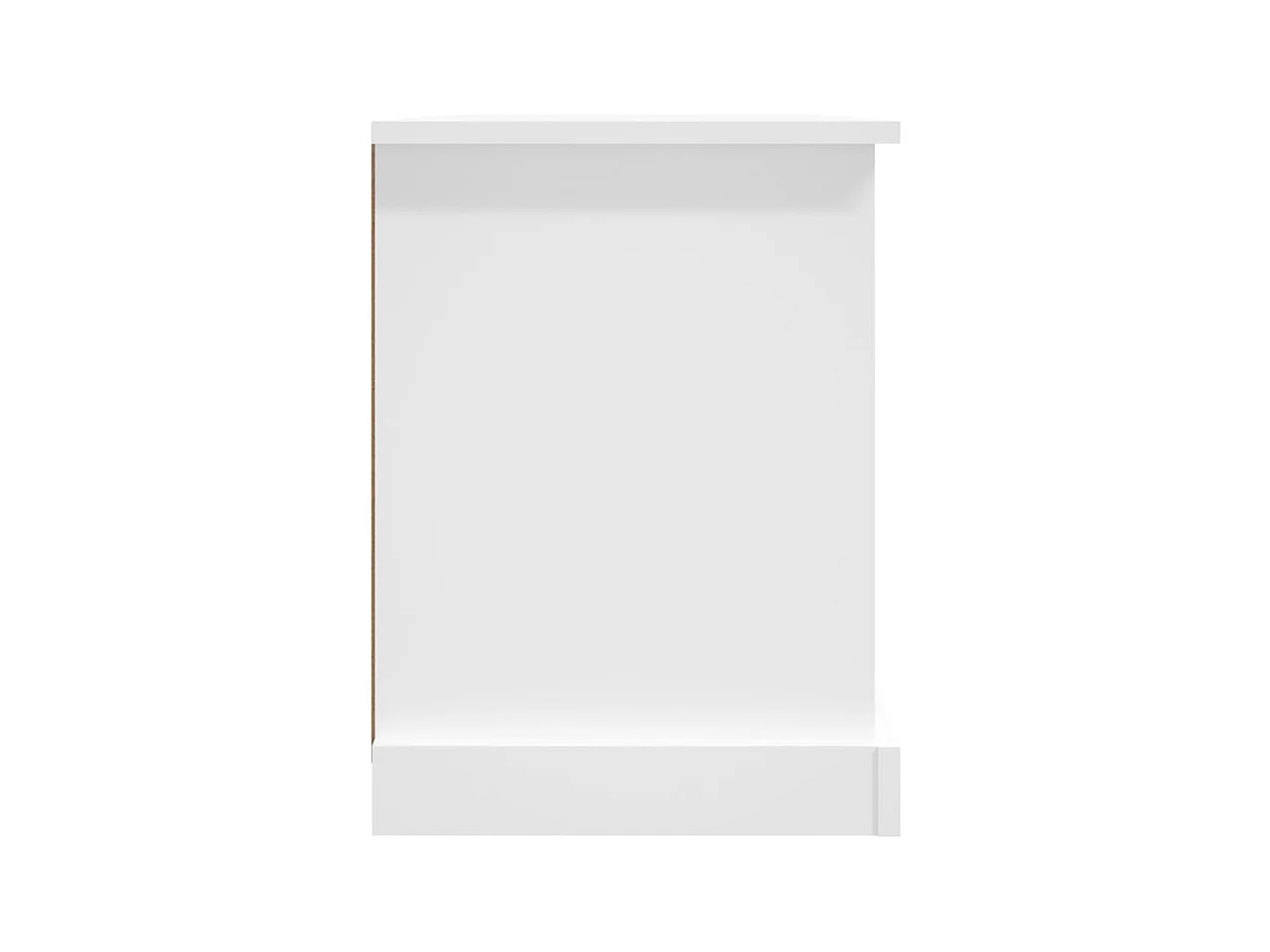 Meuble TV blanc 99,5x35,5x48 cm bois d'ingénierie