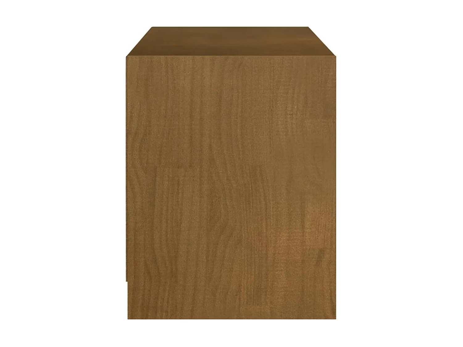 Honingbruine tv-kast 104x33x41 cm massief grenenhout