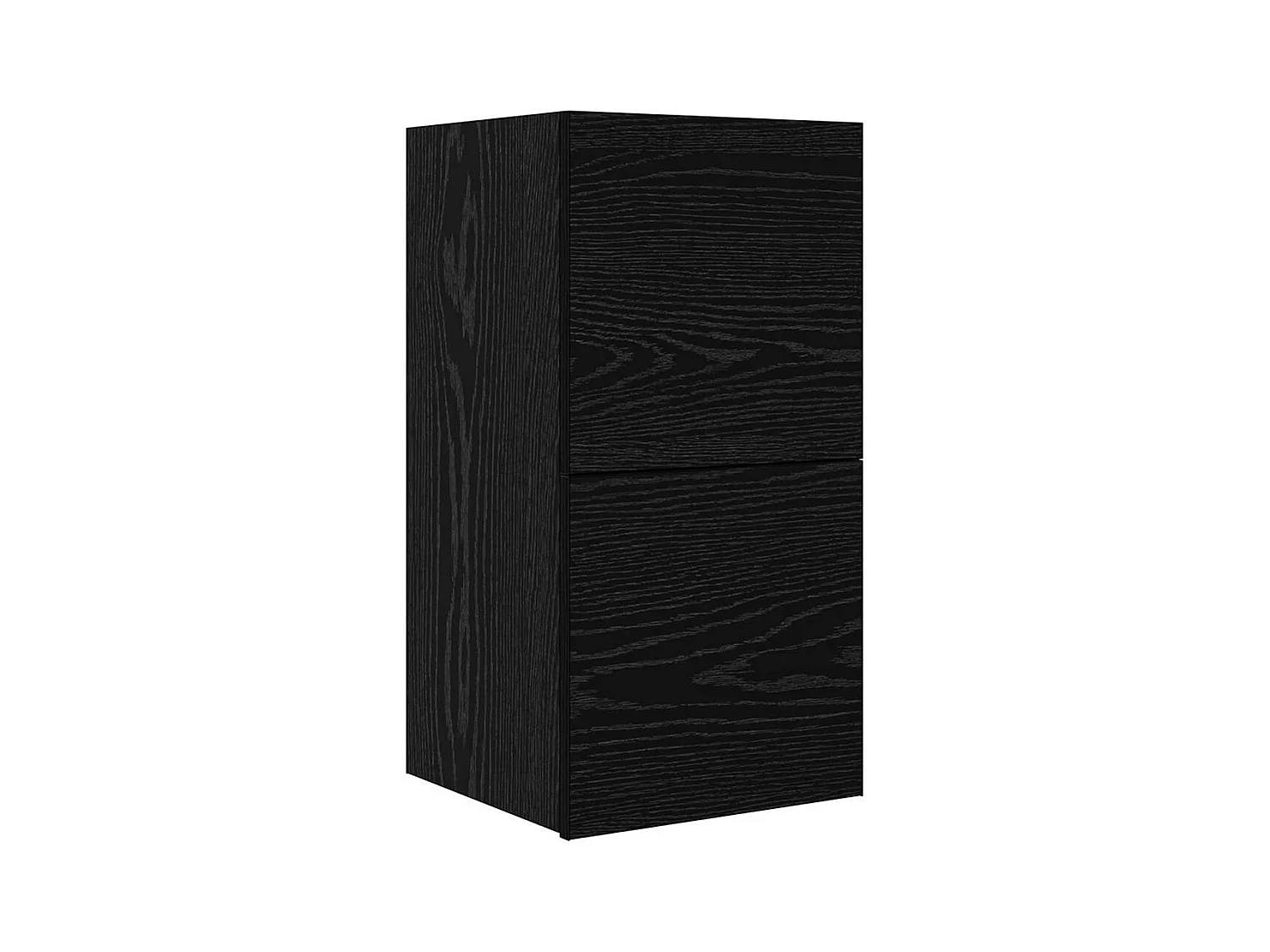 Ensemble meuble TV Montage mural 5 pcs Chêne noir