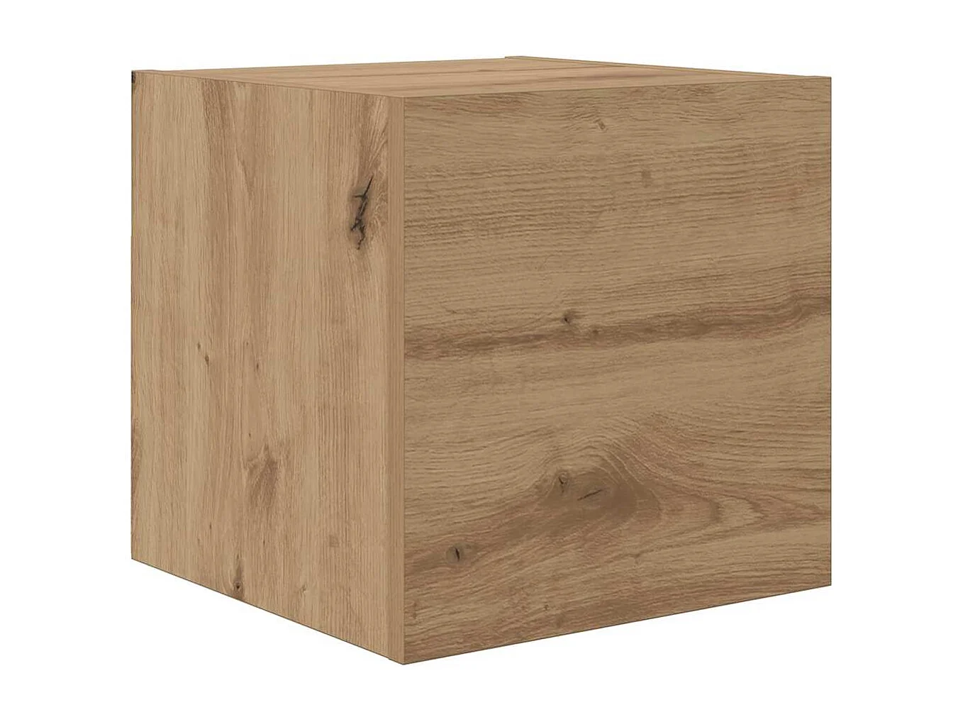 8-delige tv-meubelset, handgemaakt eikenhout, 100 x 30 x 30 cm