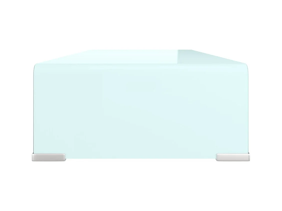 Meuble TV/Support pour moniteur 70x30x13 cm verre vert