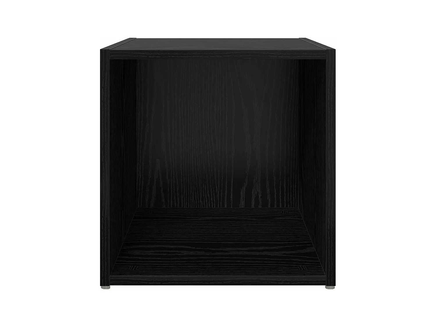 Mobile TV 2 pezzi Nero 37 x 35 x 37 cm Legno ingegnerizzato