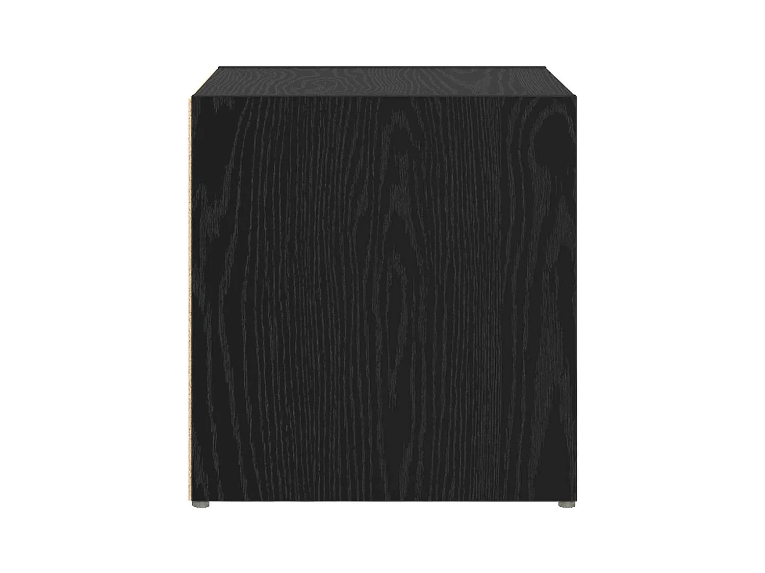 Mobile TV 2 pezzi Nero 37 x 35 x 37 cm Legno ingegnerizzato