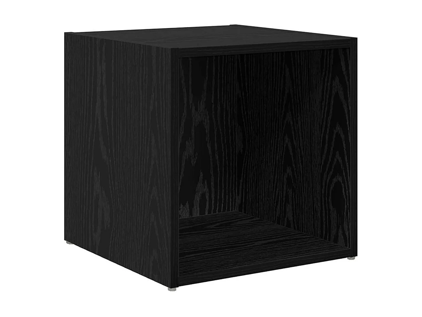 Meuble TV 2 pcs Noir 37 x 35 x 37 cm Bois d'ingénierie