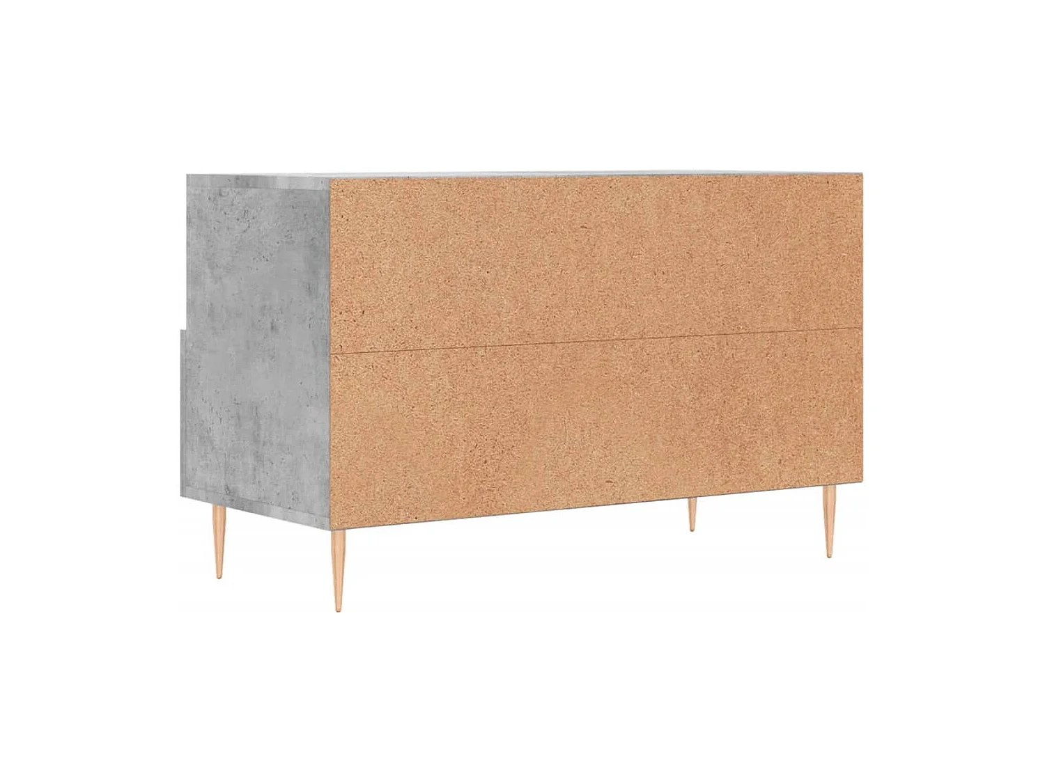 Mobile TV grigio cemento 80x36x50 cm in legno ingegnerizzato