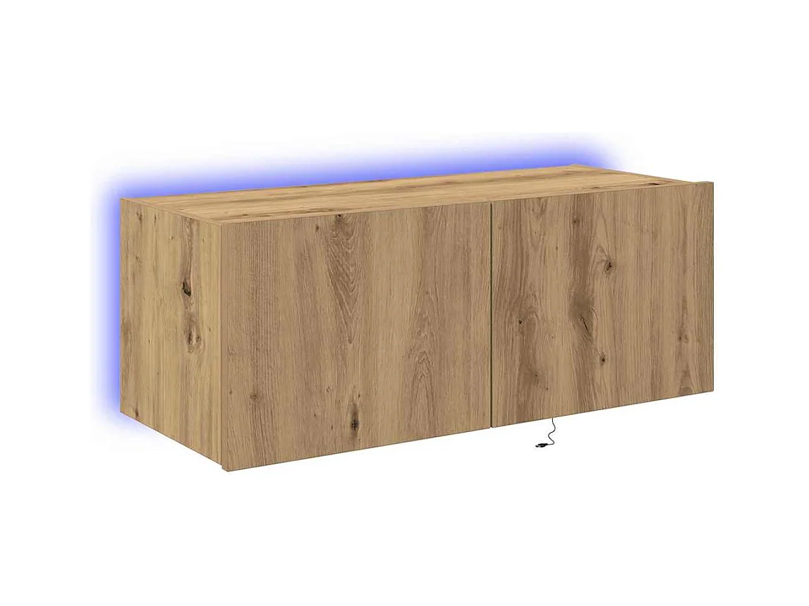 Mobile TV da parete Mobile TV da parete in rovere artigianale 80 x 35 x 31 cm