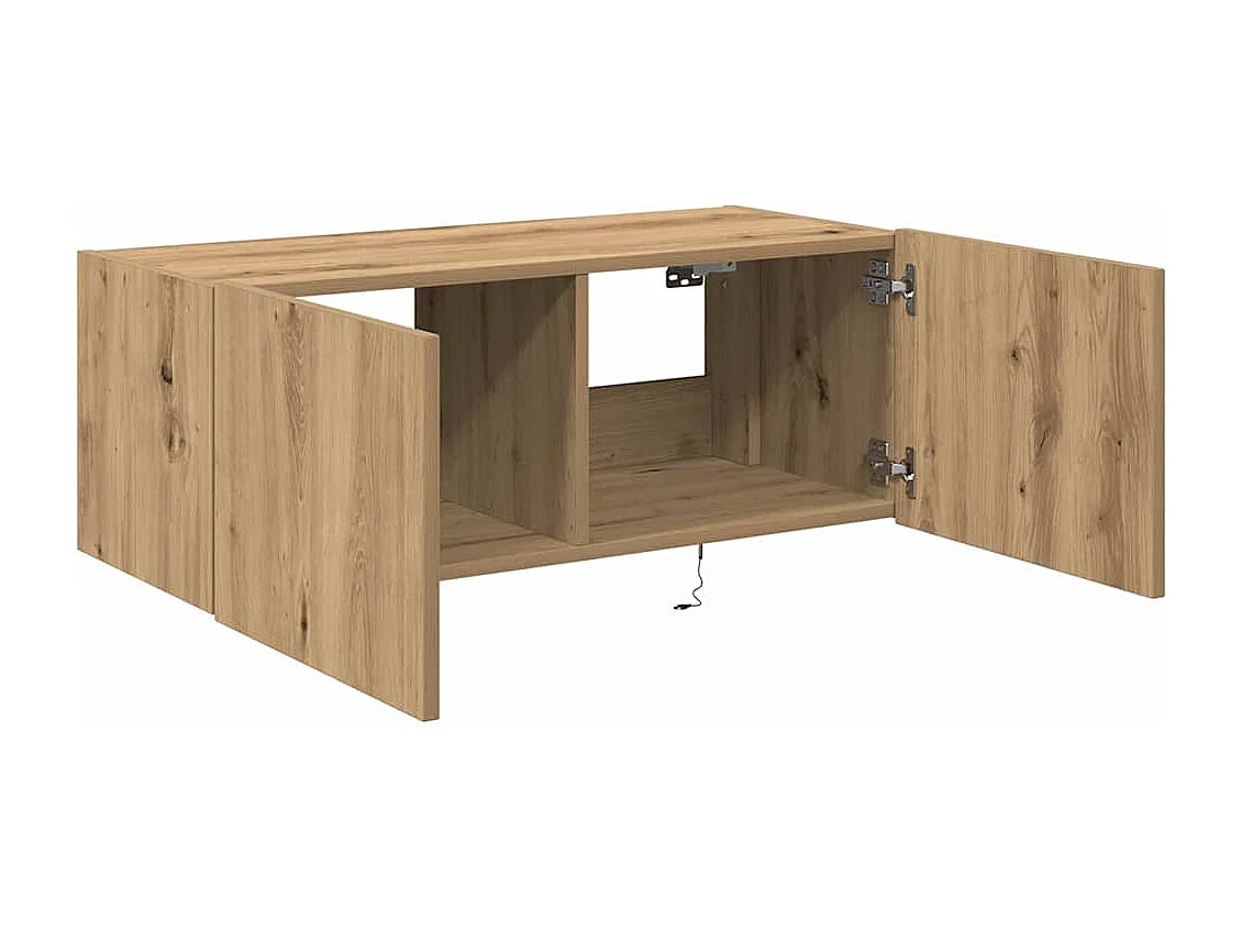 Mobile TV da parete Mobile TV da parete in rovere artigianale 80 x 35 x 31 cm