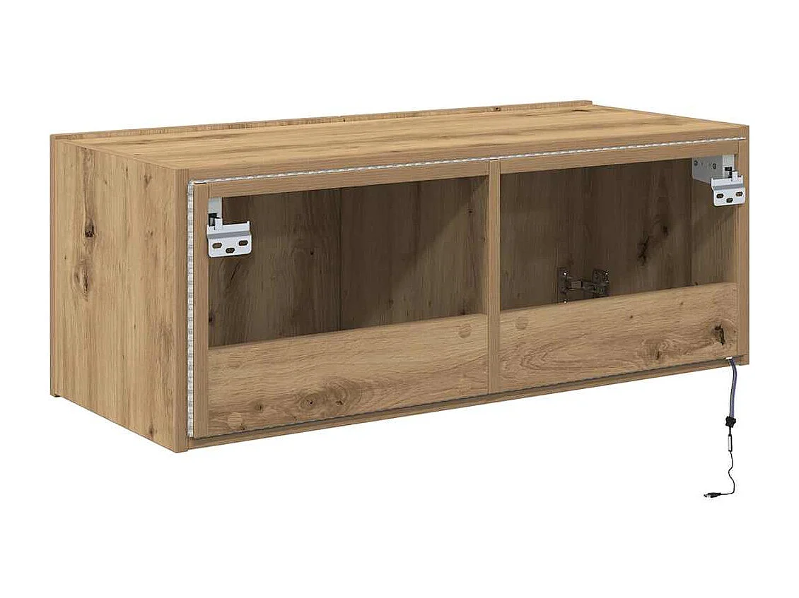 Mobile TV da parete Mobile TV da parete in rovere artigianale 80 x 35 x 31 cm