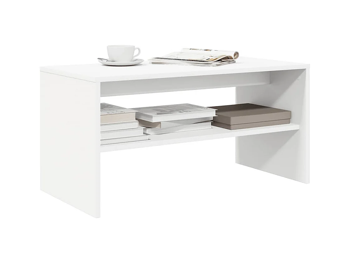Meuble TV Blanc 80 x 40 x 40 cm Aggloméré