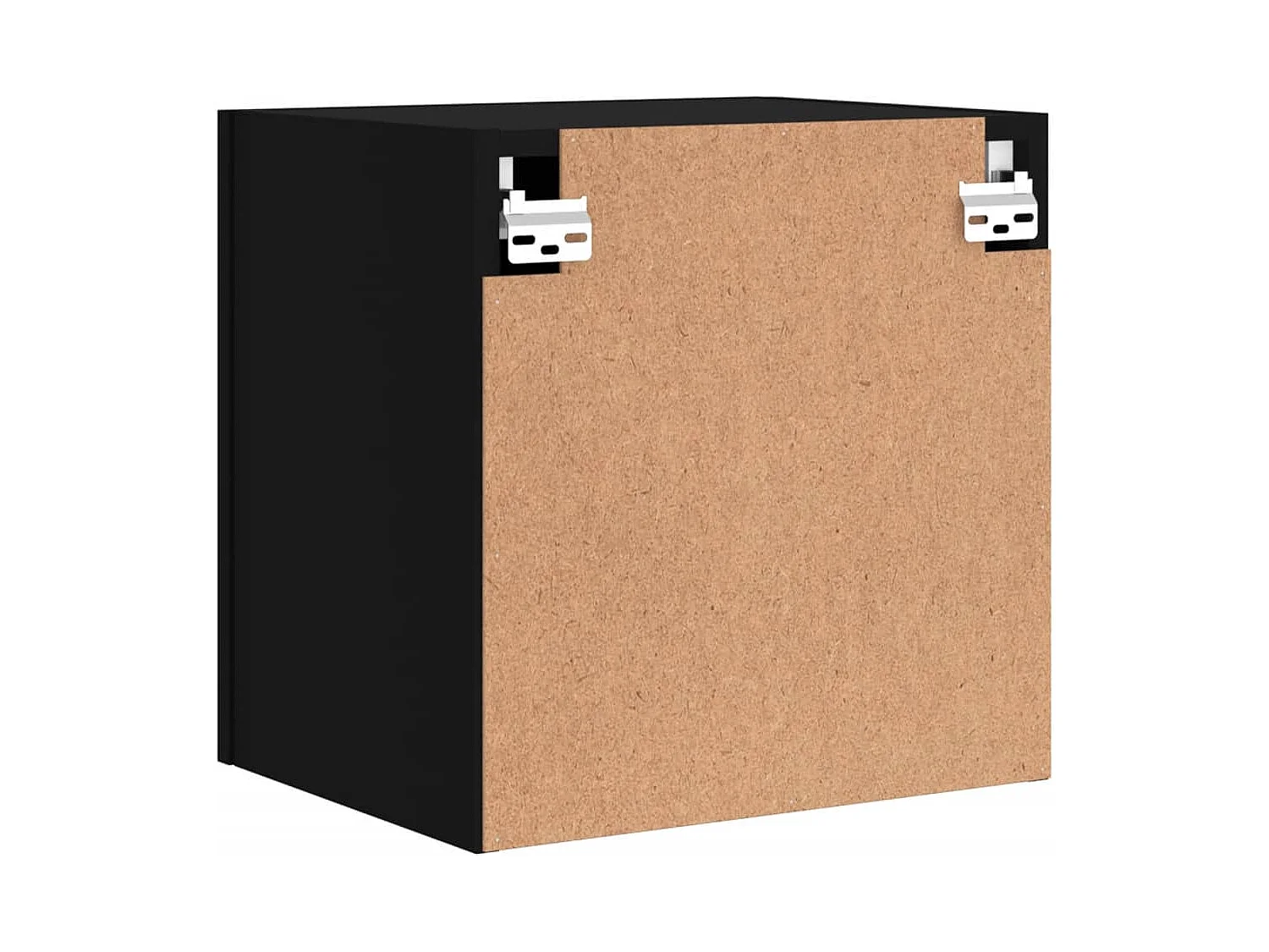 muebles de TV de pared negros de 40,5 x 30 x 40 cm de madera de ingeniería