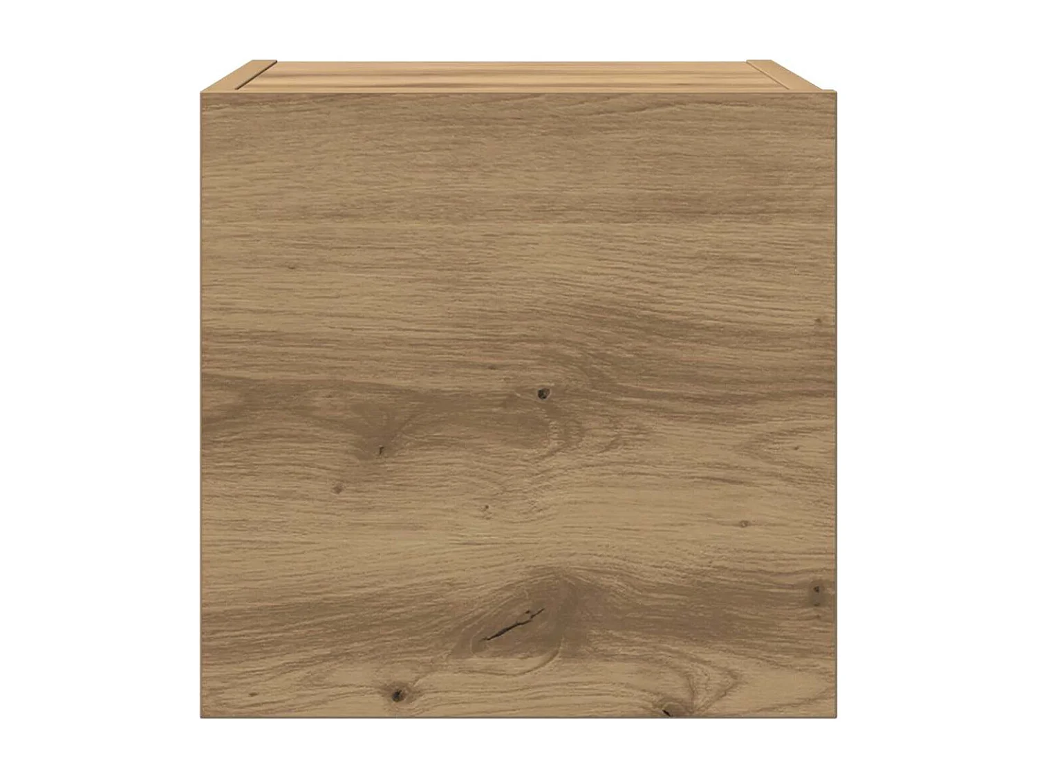 TV-standaardset muurbeugel 8 stuks handgemaakte eiken medium