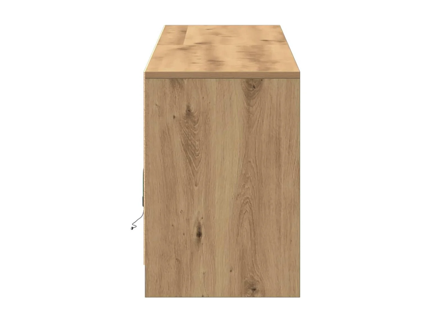 Bruine tv-kast 182 x 34 x 50 cm bewerkt hout