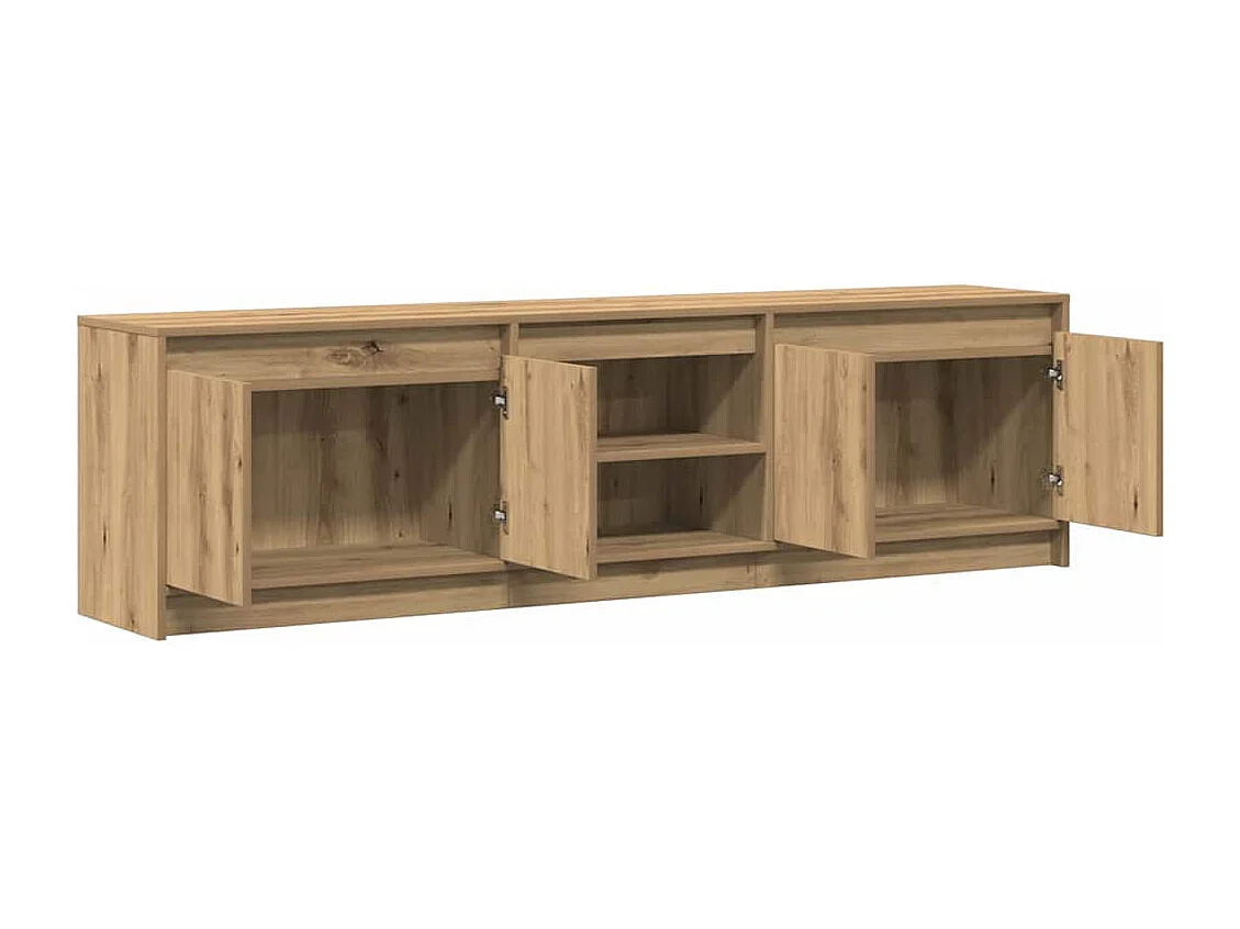 Meuble TV Marron 182 x 34 x 50 cm Bois d'ingénierie