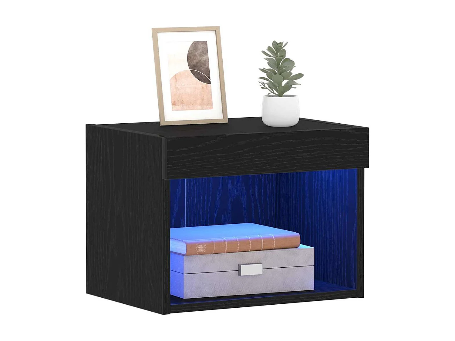 Meuble TV 2 pcs Chêne noir 40 x 30 x 30 cm Bois d'ingénierie