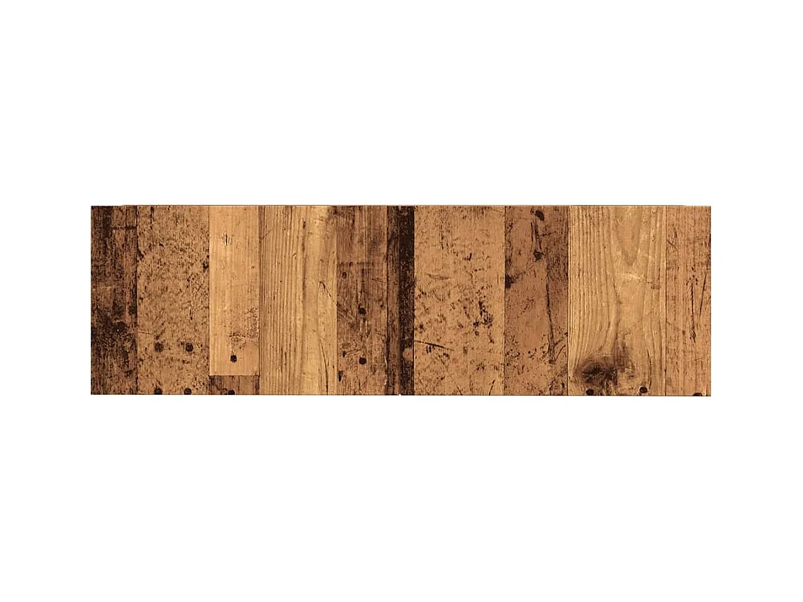2-delige wandmeubels voor tv, oud hout, 100x30x30 cm