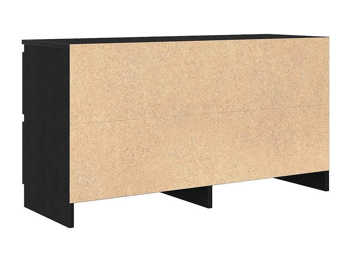 Meuble TV noir 100x35x54 cm bois d'ingénierie