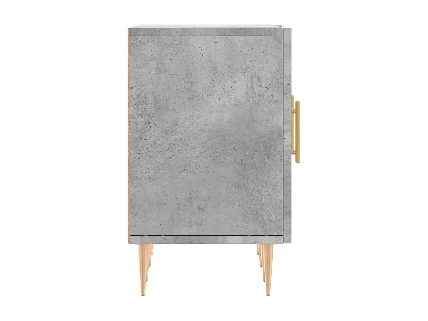 Meuble TV gris béton 150x30x50 cm bois d'ingénierie