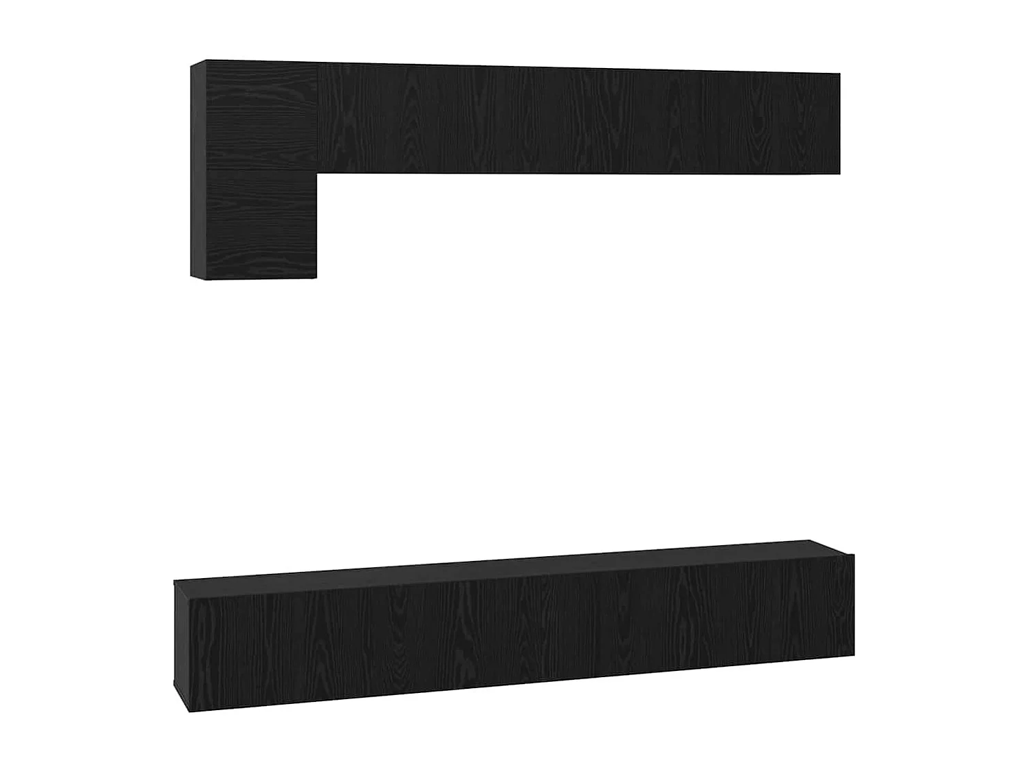 Ensemble meuble TV 5 pcs Chêne noir 100 x 30 x 30 cm