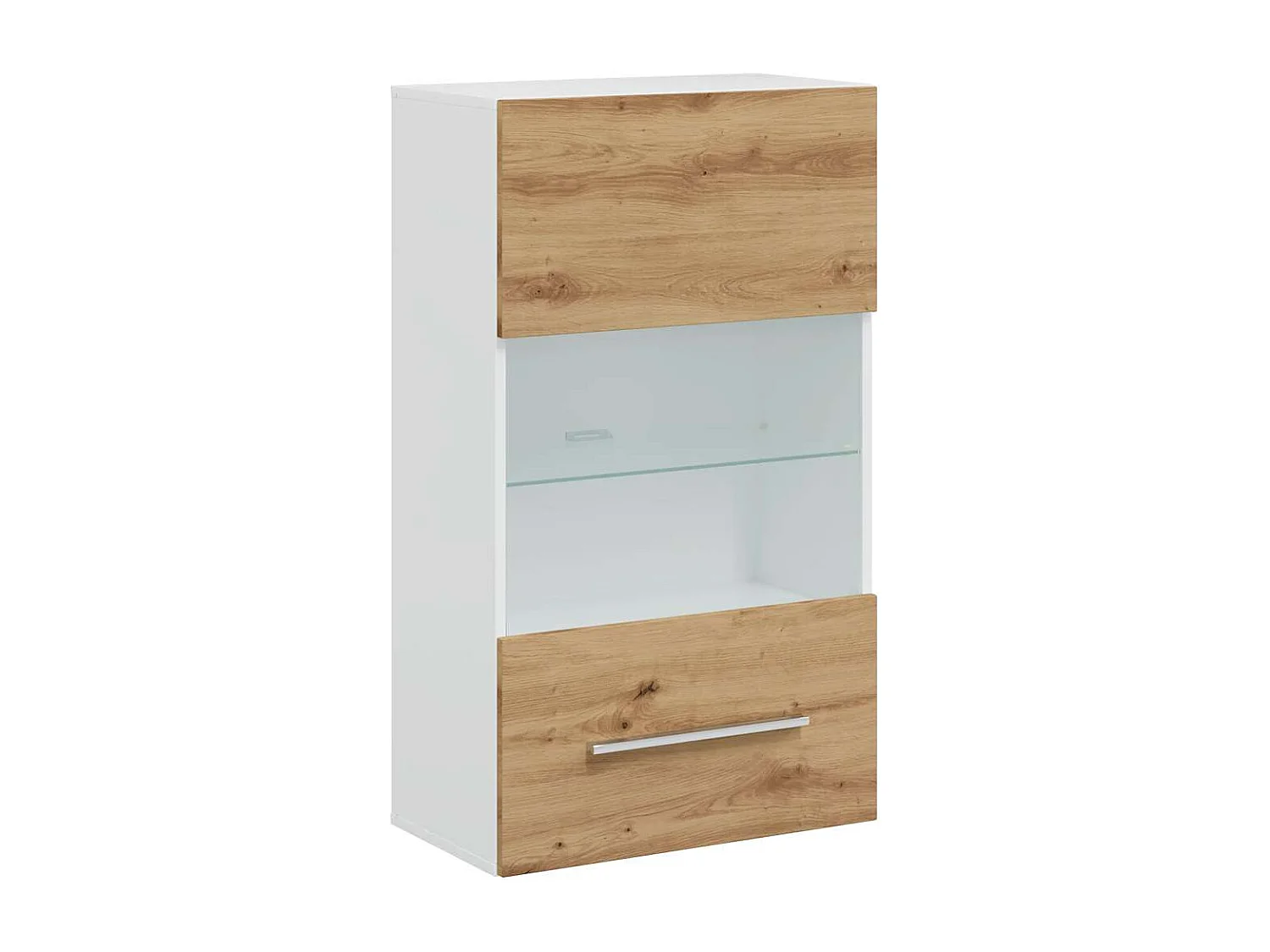 Meubles TV et lumière LED 5 pcs chêne artisanal bois ingénierie